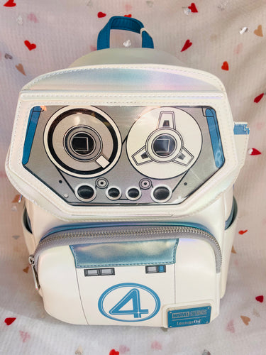 Loungefly Marvel Fantastic Four H.E.R.B.I.E. Cosplay Mini Backpack Loungefly